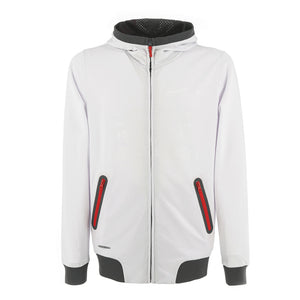 Sweat-shirt à capuche blanc pour homme | Collection Huayra Roadster BC
