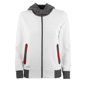 Women’s White Hoodie | Huayra Roadster BC Collection