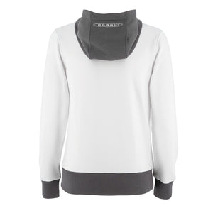 Damen-Kapuzensweatshirt, weiß | Huayra Roadster BC Kollektion