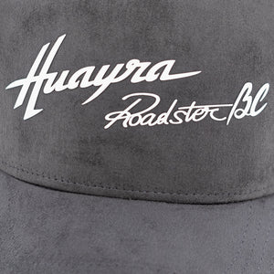 Gorra gris efecto Alcantara | Colección Huayra Roadster BC