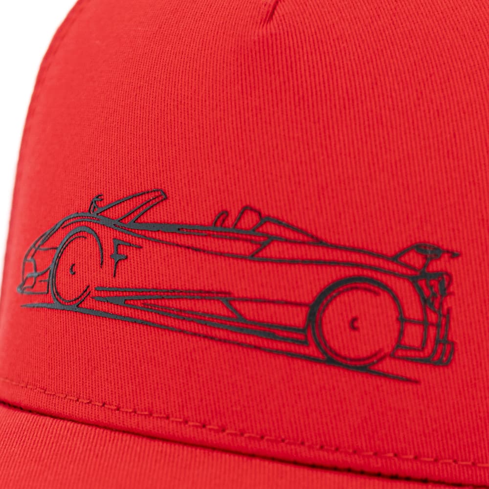 Casquette rouge pour enfant | Collection Huayra Roadster BC