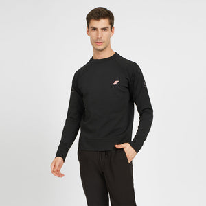 Crewneck Sweater man black | Huayra R Capsule by La Martina