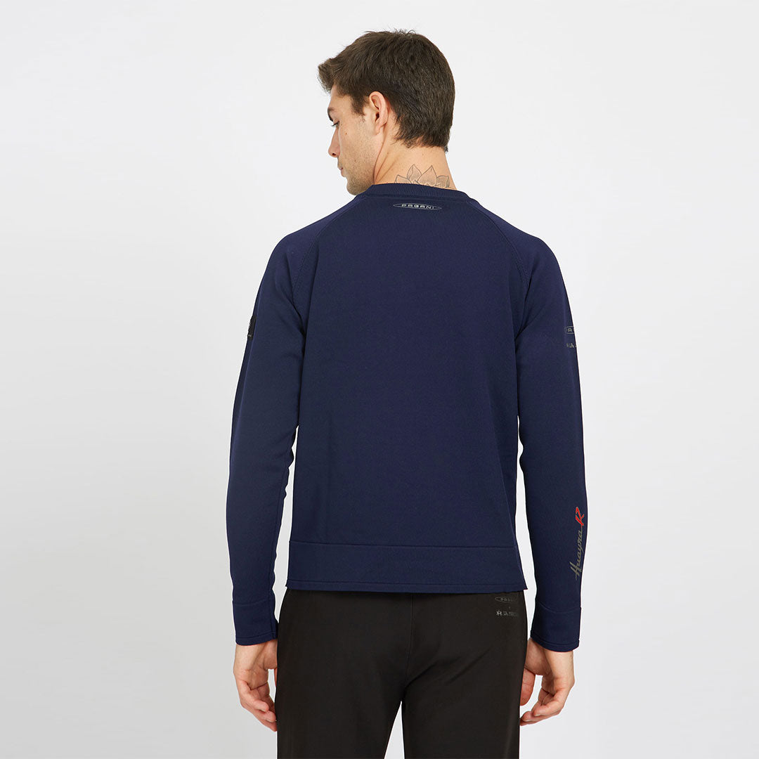 Crewneck Sweater man blue | Huayra R Capsule by La Martina
