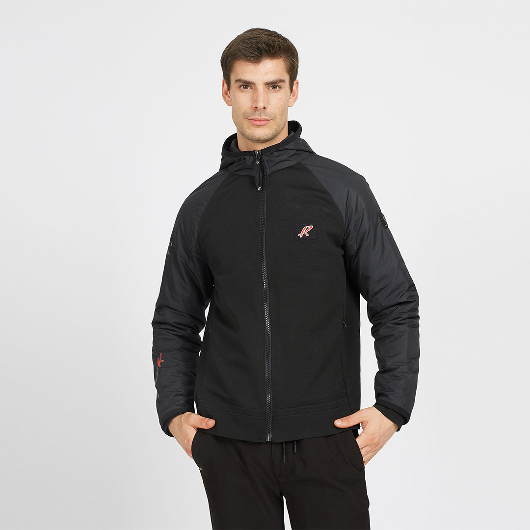 Full zip hoodie man black | Huayra R Capsule by La Martina