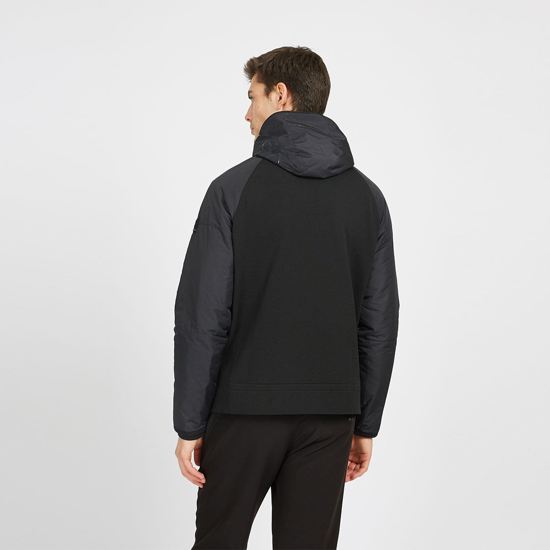 Maglioncino con zip e cappuccio da uomo nero | Huayra R Capsule by La Martina