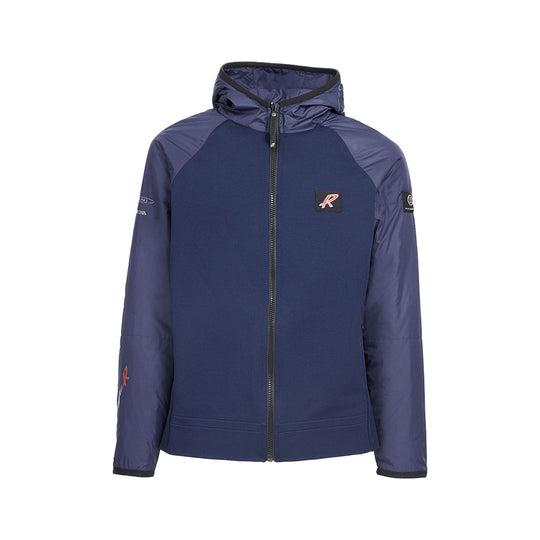 Maglioncino con zip e cappuccio da uomo blu | Huayra R Capsule by La Martina