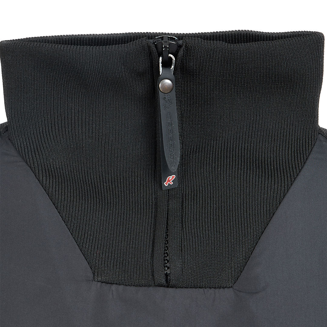 Maglioncino a collo alto con zip corta da uomo nero | Huayra R Capsule by La Martina